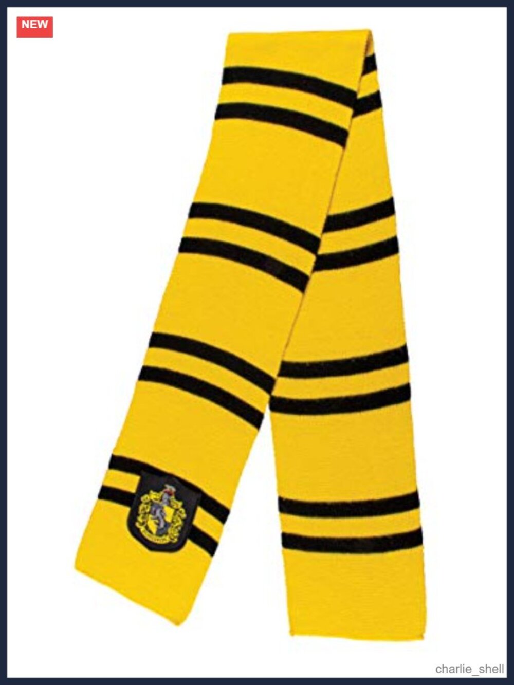 Hufflepuff Wizarding World Hogwarts Themed Scarf Movie Quality Costume Accessory